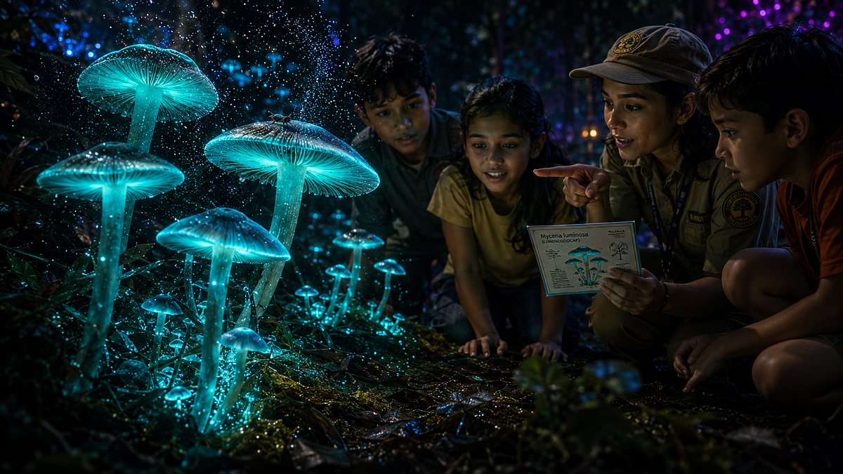 LUMENGROVE — Immersive Bioluminescent Theme Park Land Image 8