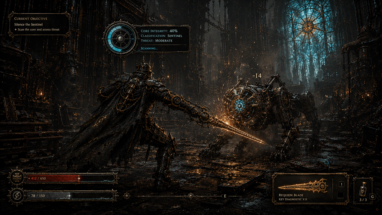 IRON REQUIEM — Grimdark Video Game Visual Direction Image 1