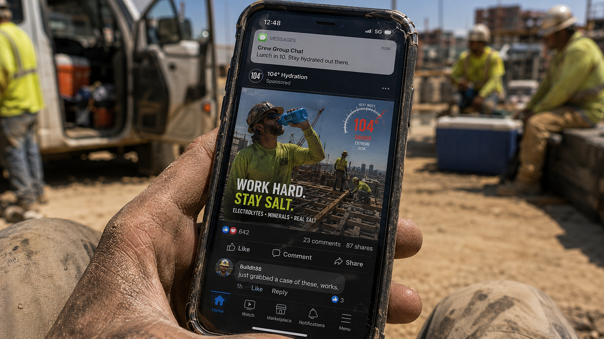 104° — Outdoor Labor Hydration Brand Direction Image 14