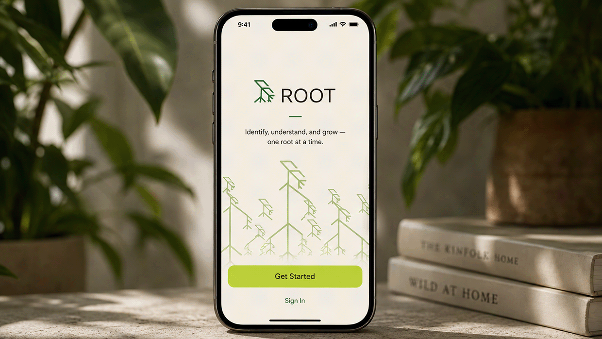 ROOT — Plant Care App Brand & UI System Image 1