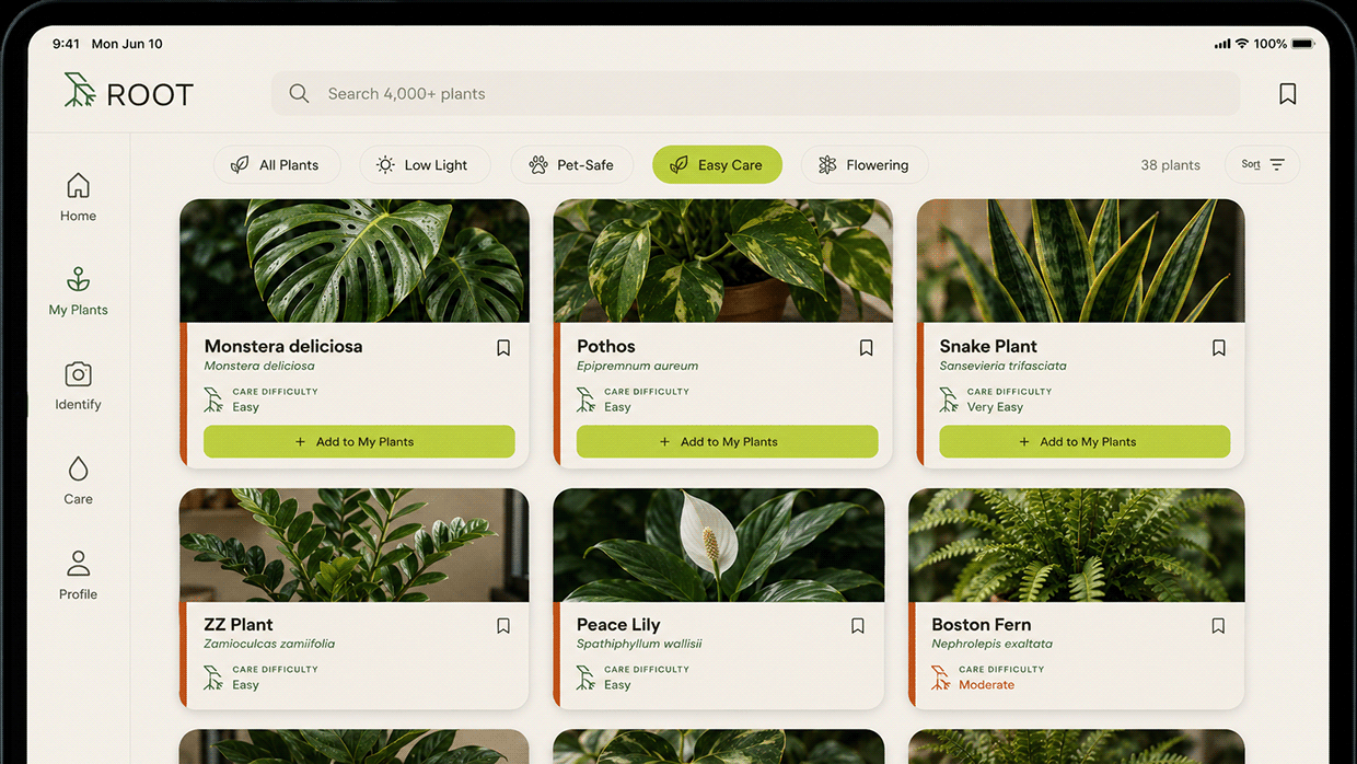 ROOT — Plant Care App Brand & UI System Image 3