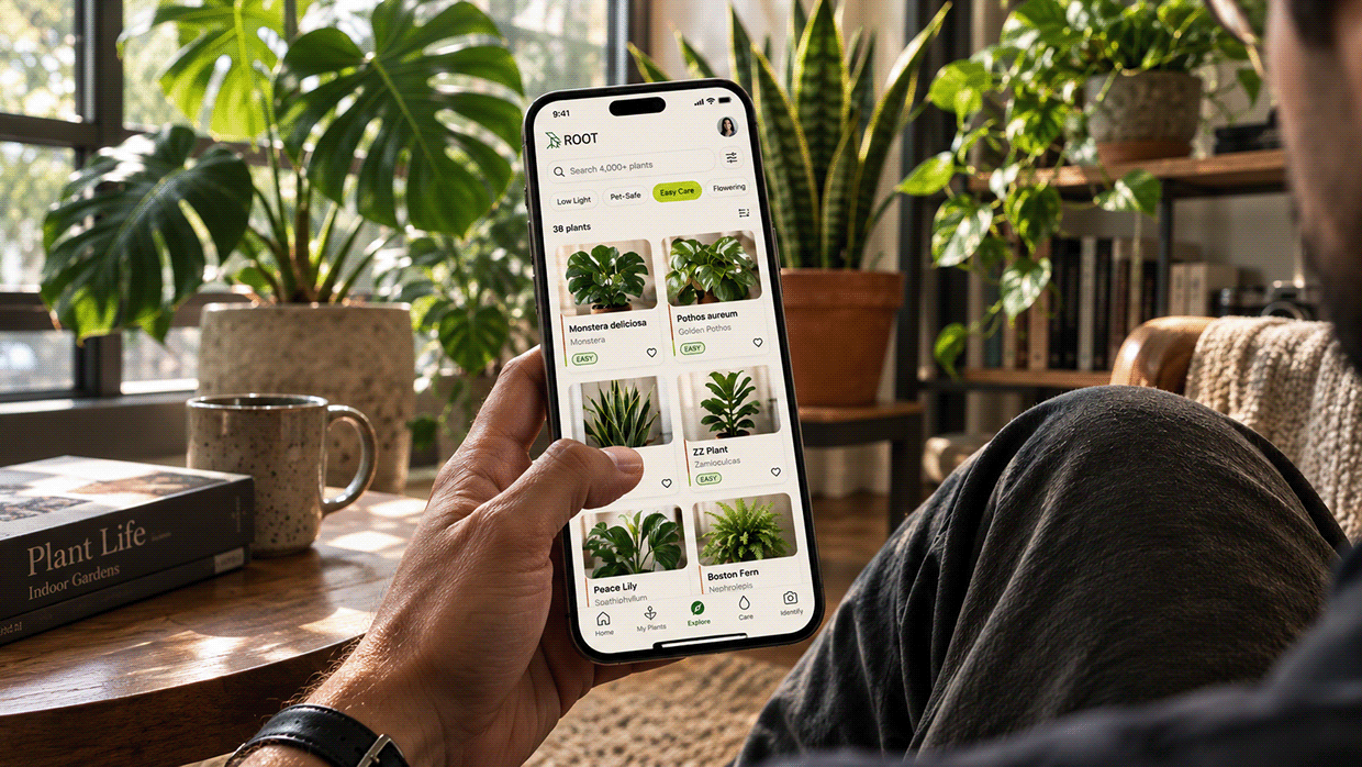 ROOT — Plant Care App Brand & UI System Image 9