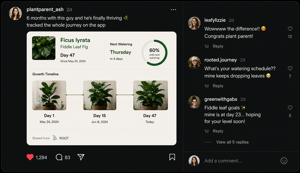 ROOT — Plant Care App Brand & UI System Image 10