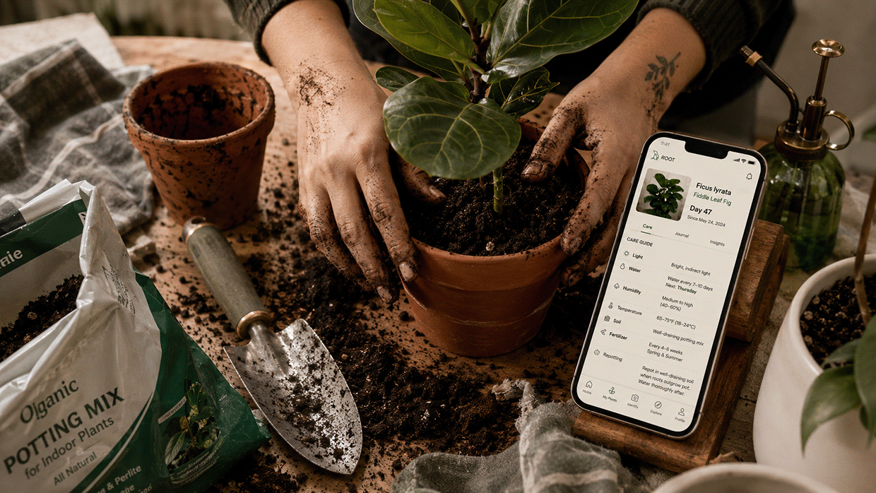 ROOT — Plant Care App Brand & UI System Image 13