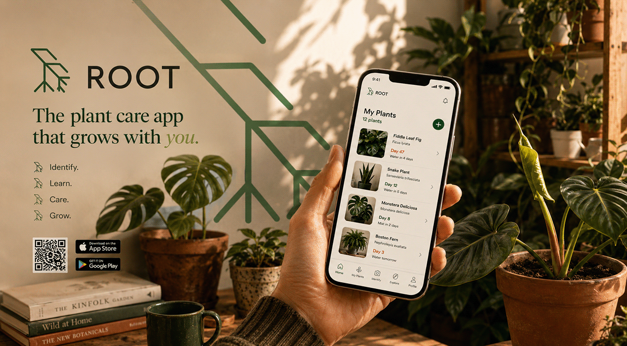 ROOT — Plant Care App Brand & UI System Image 14