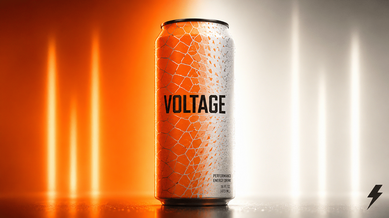VOLTAGE — Premium Performance Energy Brand Direction