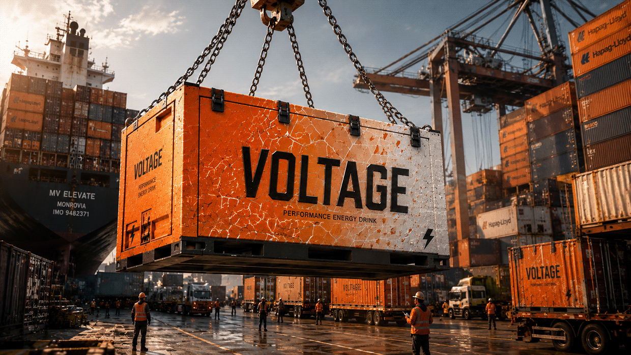 VOLTAGE — Premium Performance Energy Brand Direction Image 1