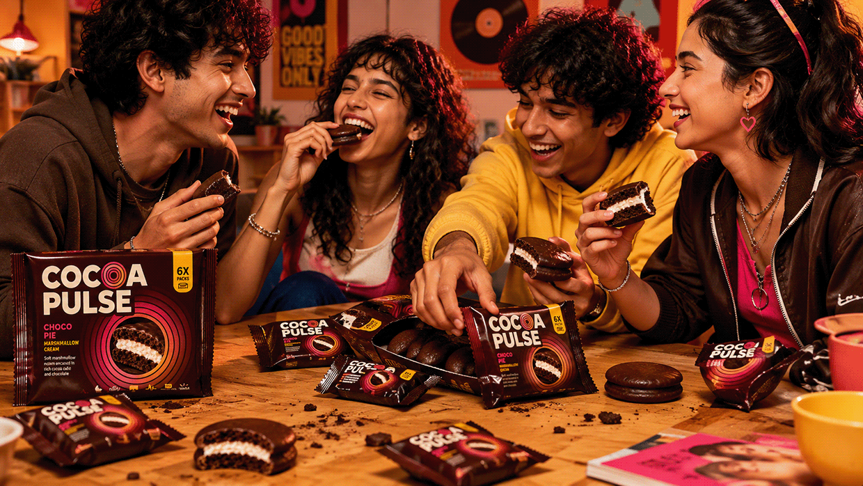 COCOA PULSE — Modern Choco-Pie Snack Brand Direction Image 2