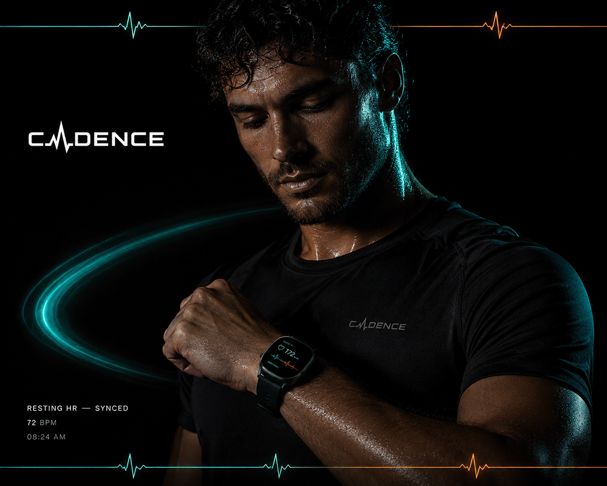 CADENCE — Smart Fitness Wearable Brand Direction Image 4