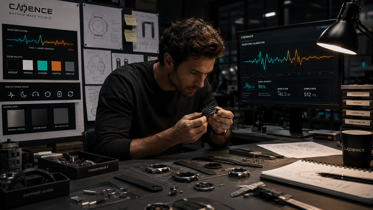 CADENCE — Smart Fitness Wearable Brand Direction Image 7
