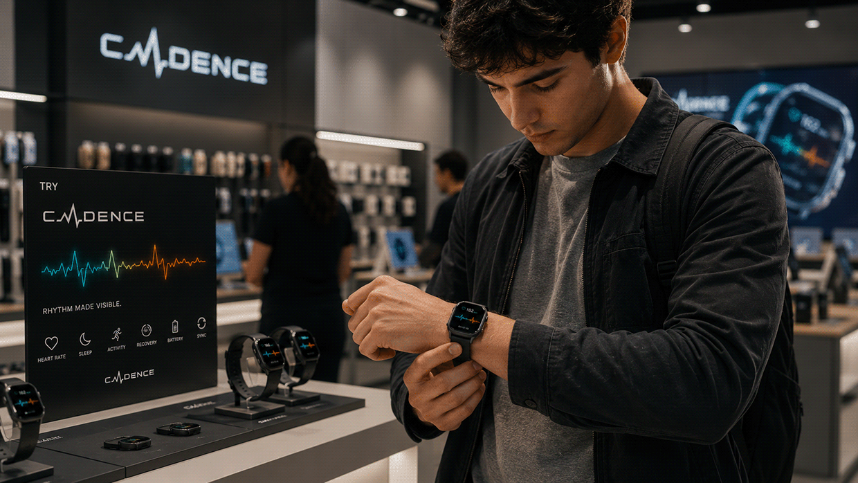 CADENCE — Smart Fitness Wearable Brand Direction Image 13