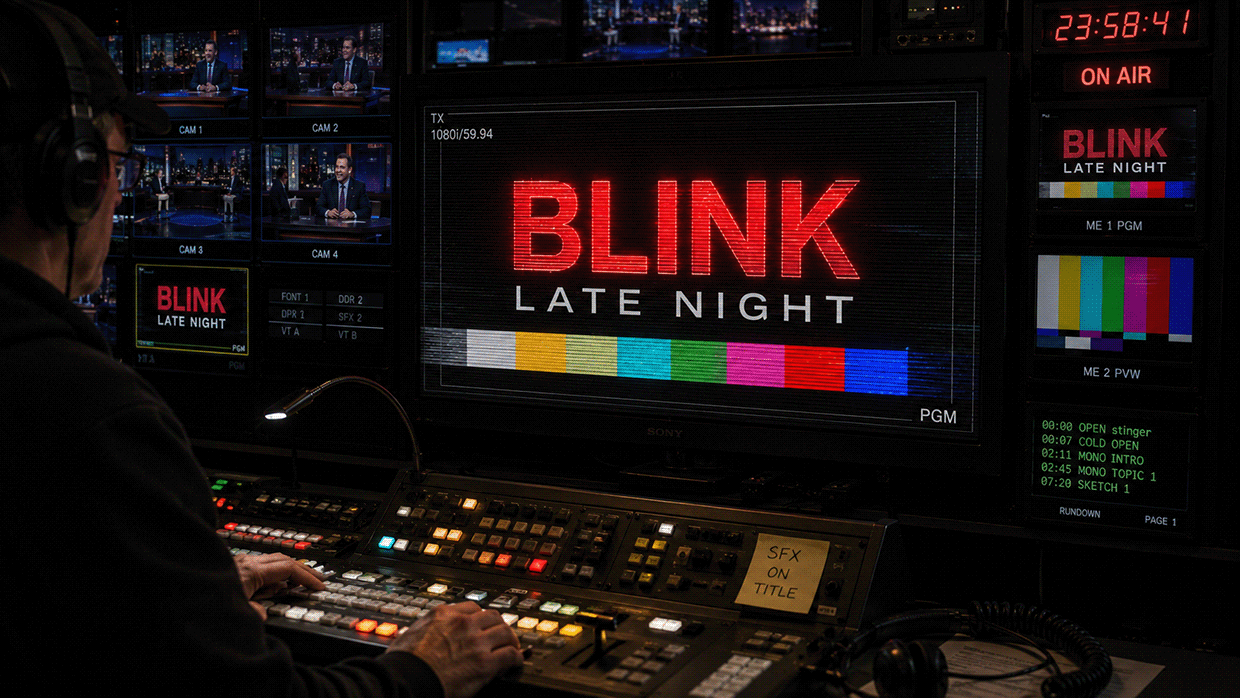 BLINK — Live Late-Night Broadcast Image 1