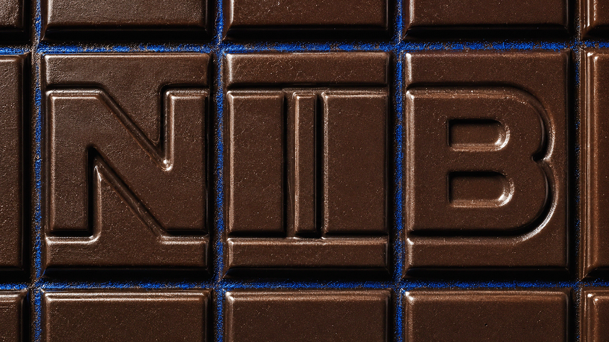 NIB — Chocolate Bar Identity & Grid System