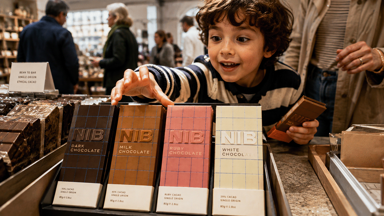 NIB — Chocolate Bar Identity & Grid System Image 9