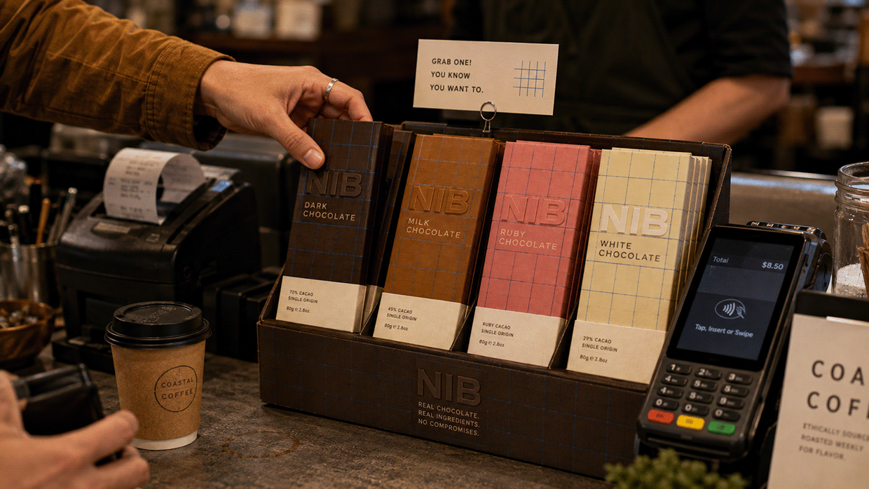 NIB — Chocolate Bar Identity & Grid System Image 12