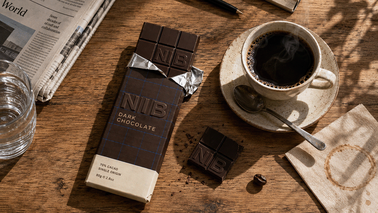 NIB — Chocolate Bar Identity & Grid System Image 13