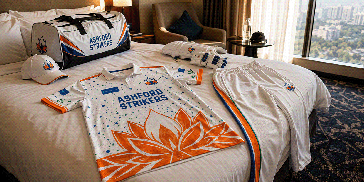 ASHFORD STRIKERS — Professional Cricket Franchise Kit Image 4