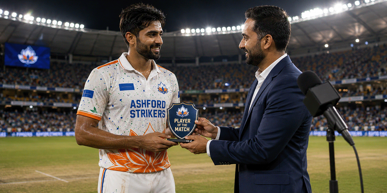 ASHFORD STRIKERS — Professional Cricket Franchise Kit Image 8