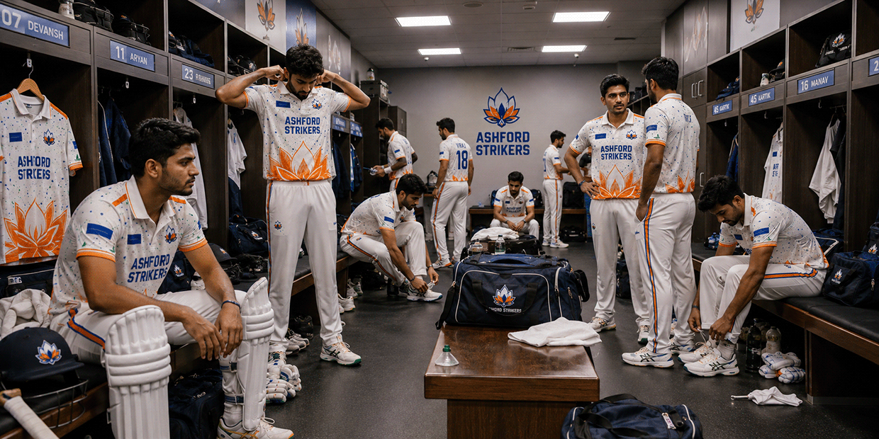 ASHFORD STRIKERS — Professional Cricket Franchise Kit Image 9