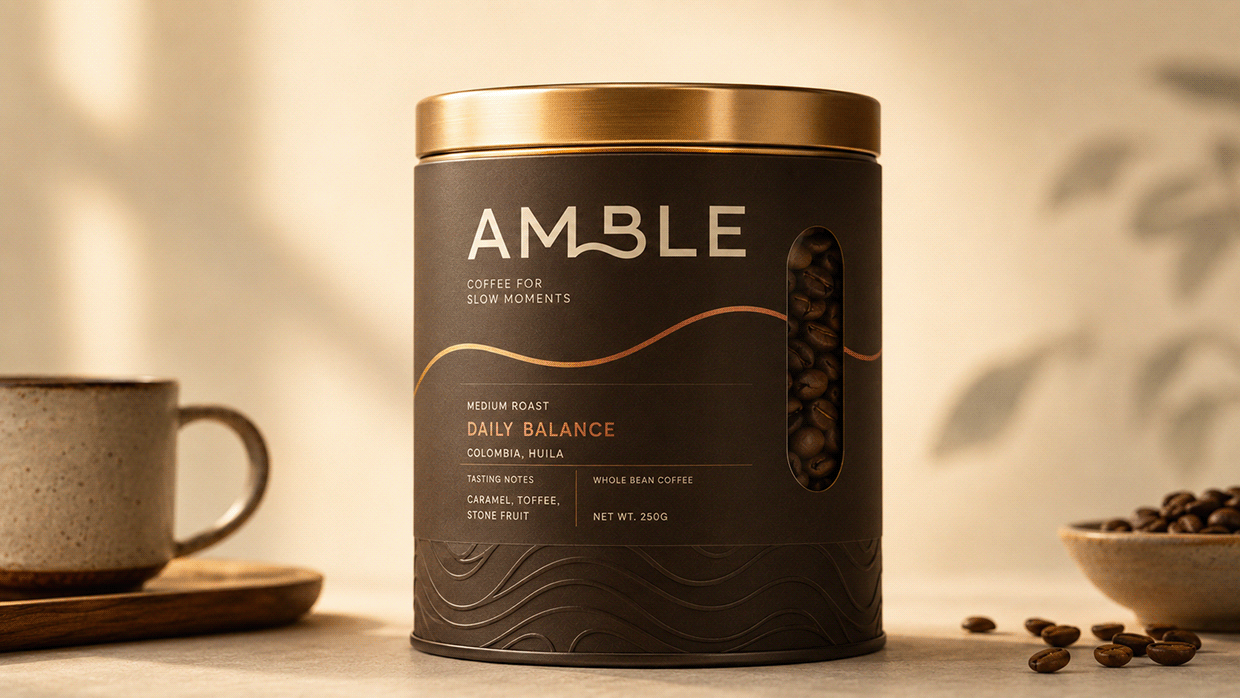AMBLE — Specialty Coffee Brand & Packaging System Image 3