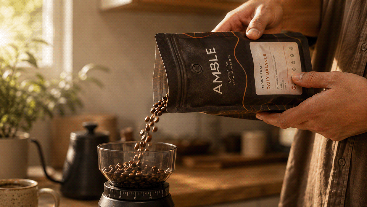 AMBLE — Specialty Coffee Brand & Packaging System Image 8