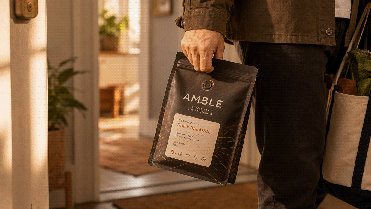 AMBLE — Specialty Coffee Brand & Packaging System Image 10