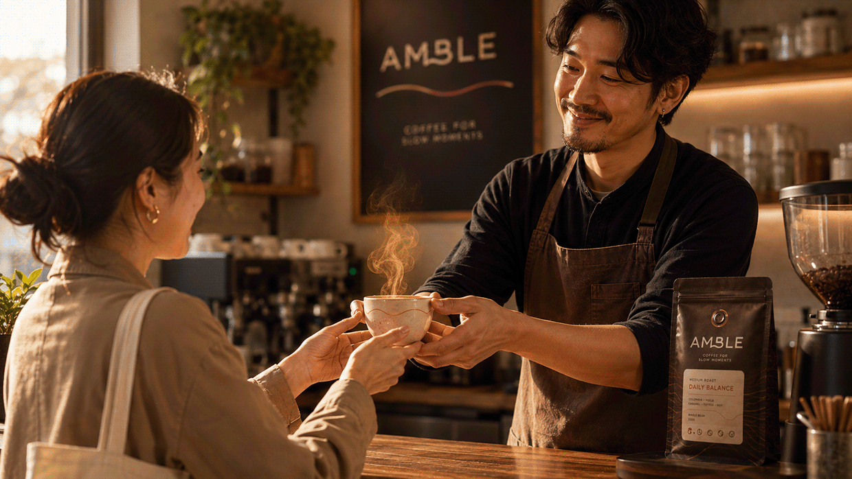 AMBLE — Specialty Coffee Brand & Packaging System Image 12