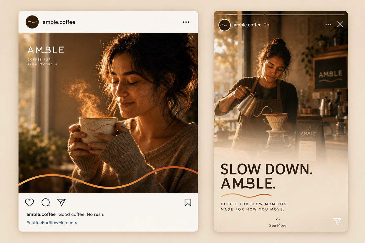 AMBLE — Specialty Coffee Brand & Packaging System Image 19