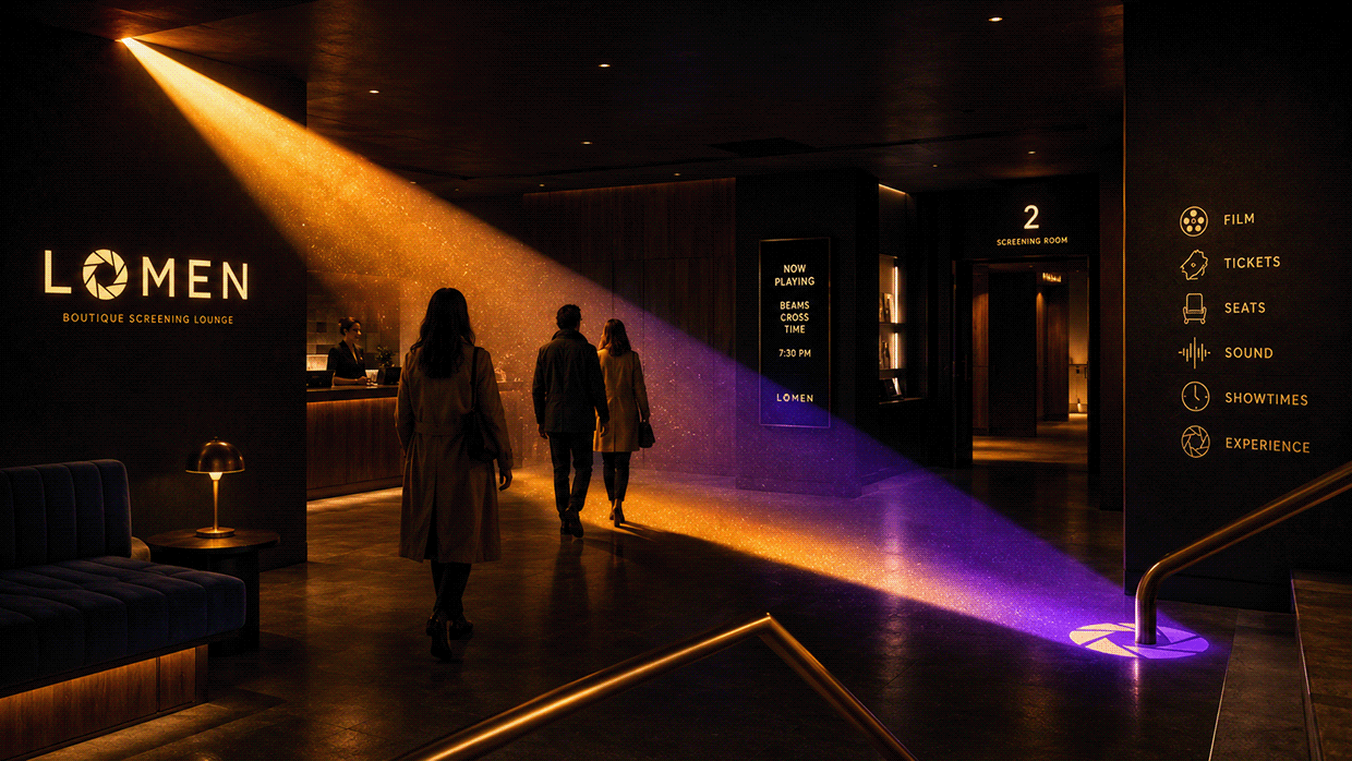 LUMEN — Boutique Screening Lounge Brand Image 0