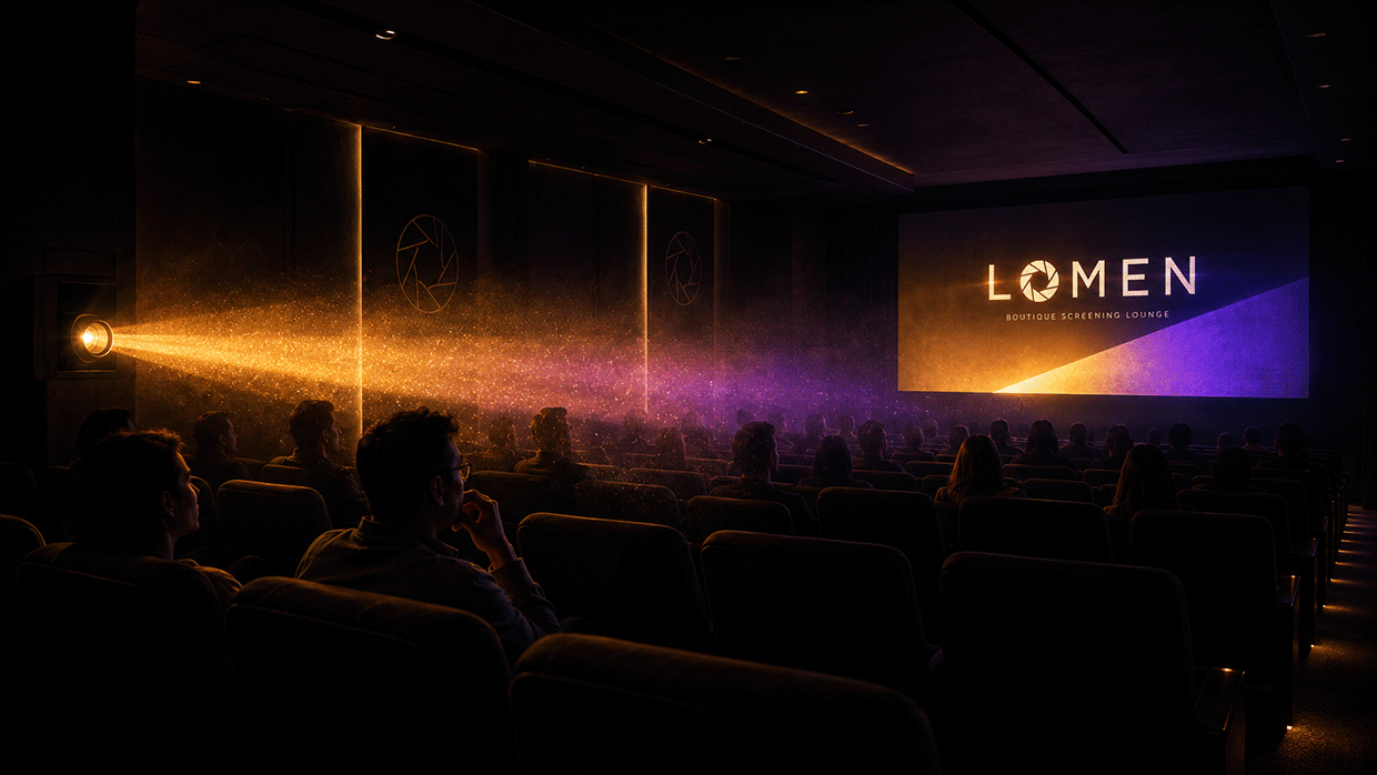 LUMEN — Boutique Screening Lounge Brand Image 1
