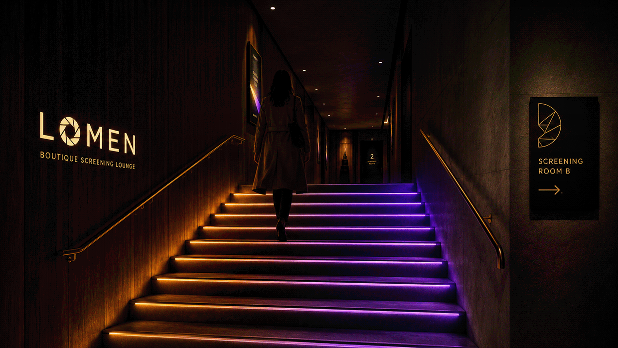 LUMEN — Boutique Screening Lounge Brand Image 2