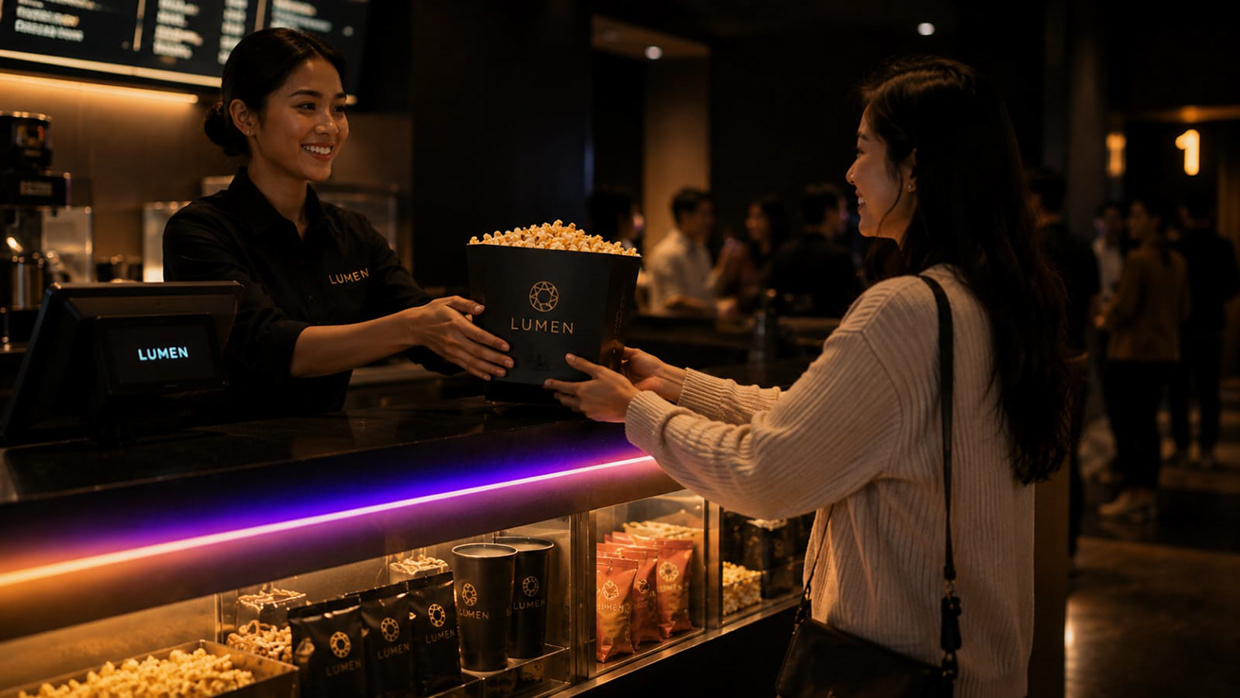 LUMEN — Boutique Screening Lounge Brand Image 5