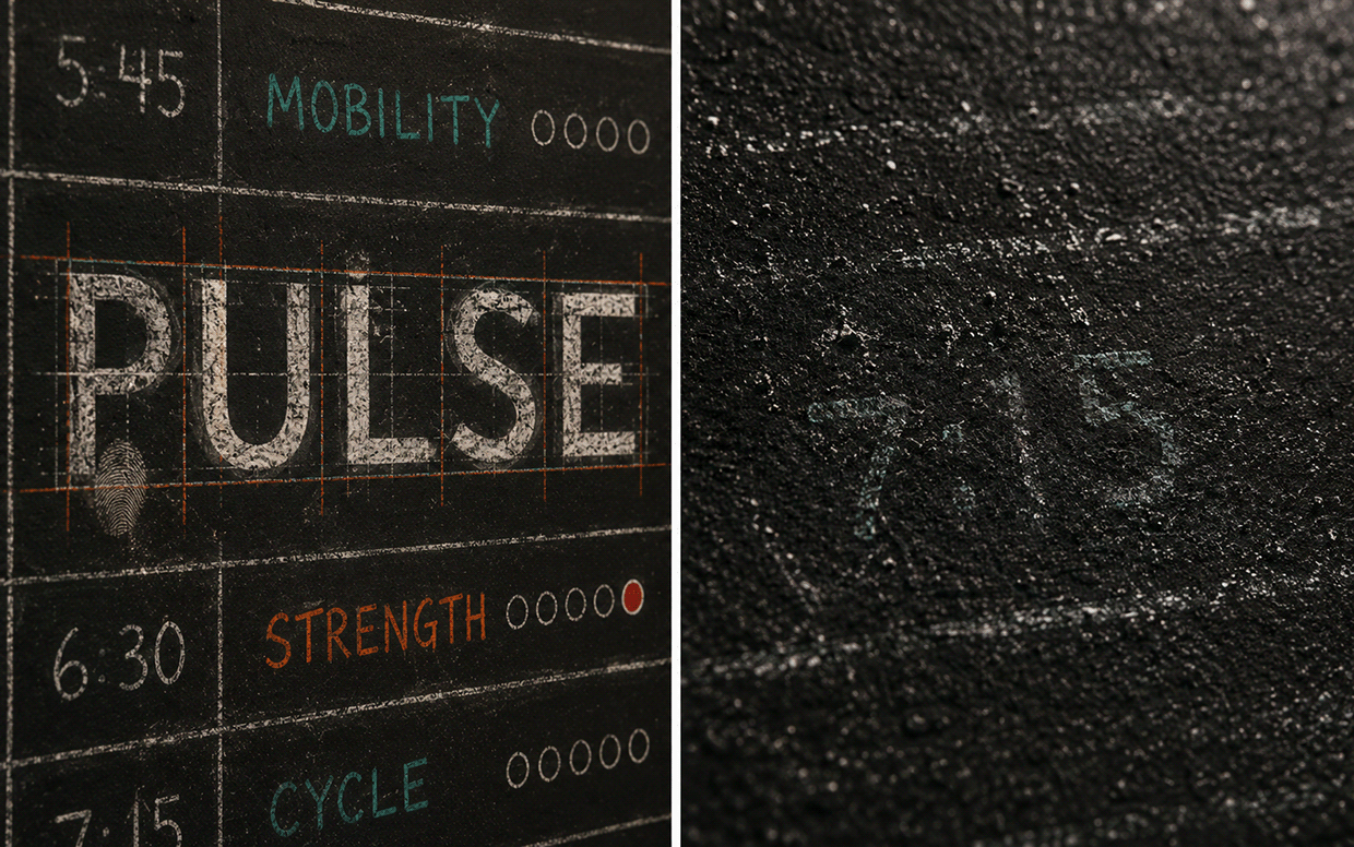 Title: PULSE — Boutique Fitness Brand Identity Image 1