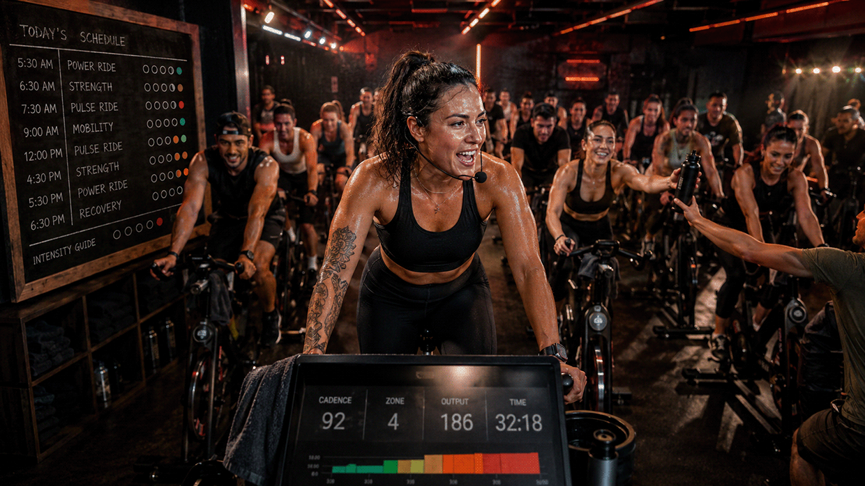 Title: PULSE — Boutique Fitness Brand Identity Image 3