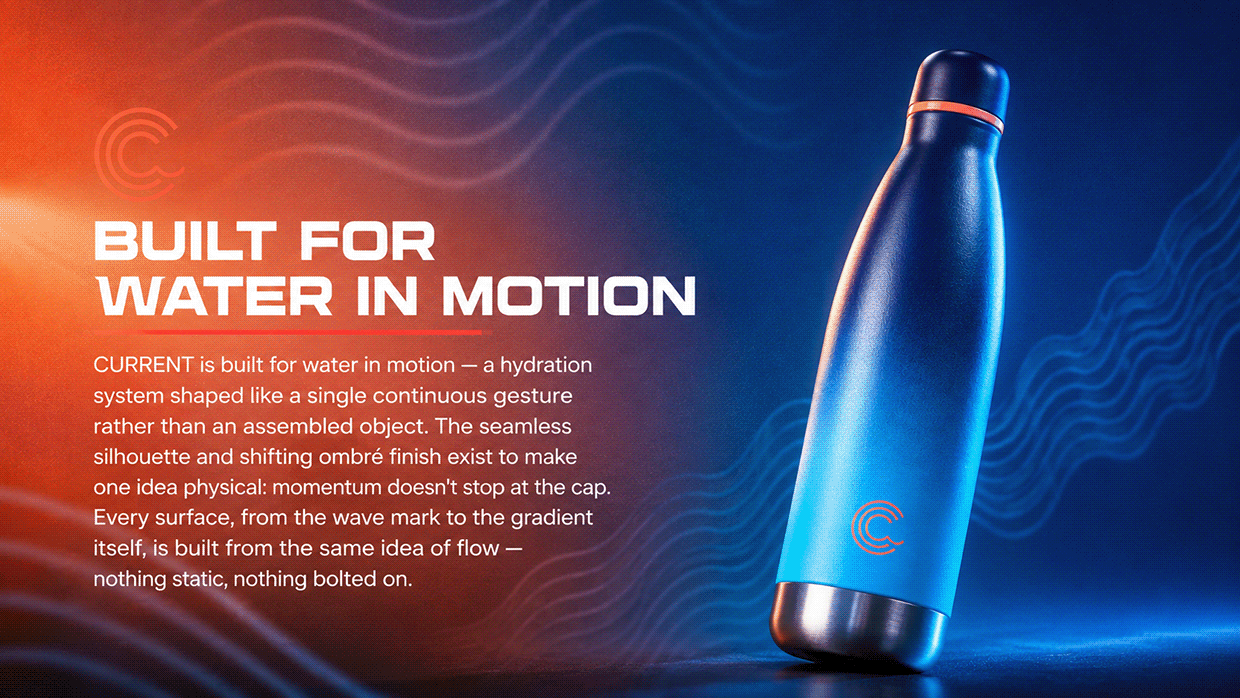 CURRENT — Insulated Water Bottle / Lifestyle & Motion Image 0