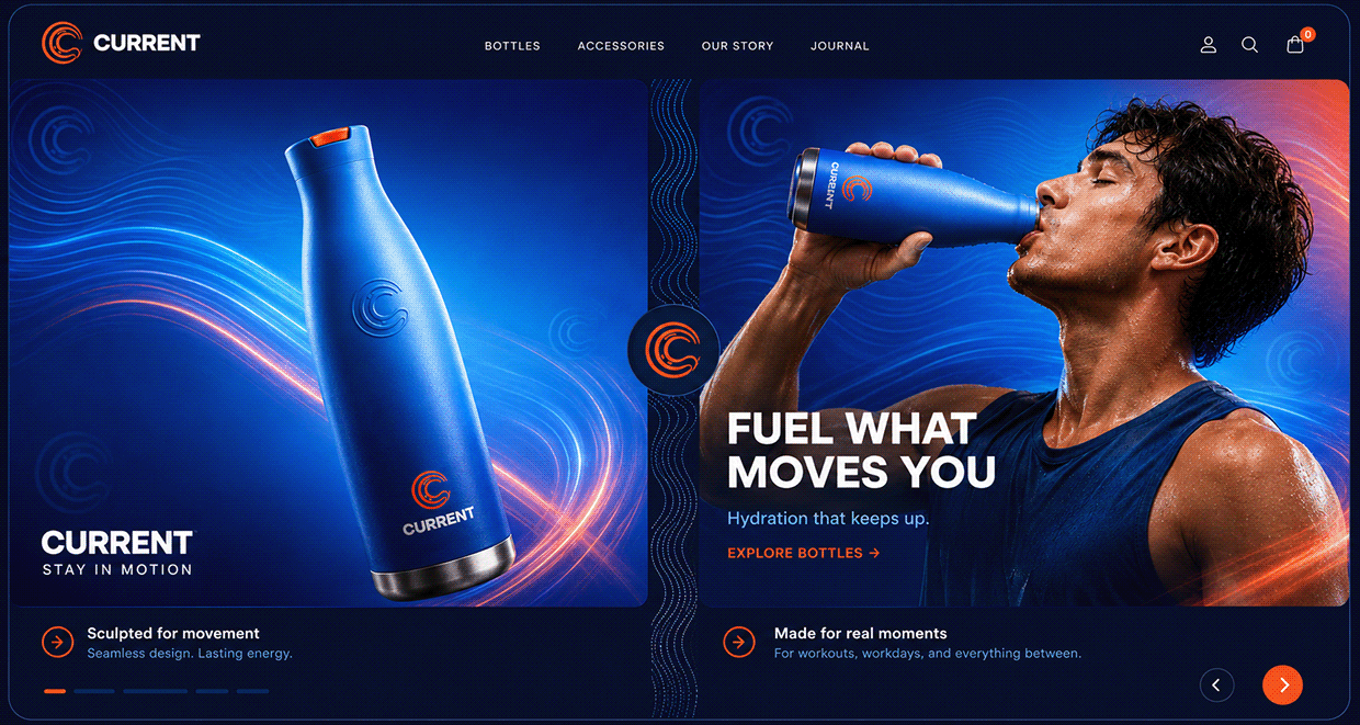 CURRENT — Insulated Water Bottle / Lifestyle & Motion Image 18