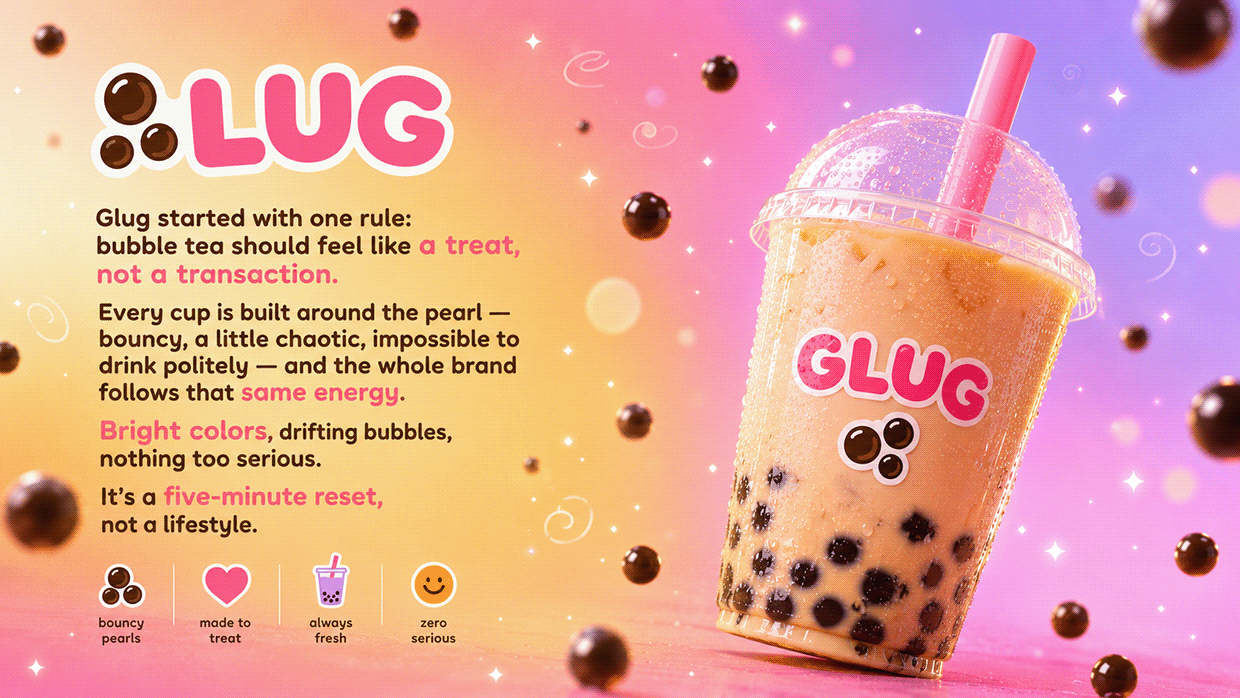 GLUG — Bubble Tea / Playful Lifestyle Image 0
