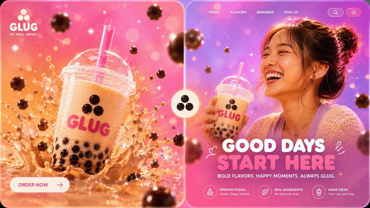 GLUG — Bubble Tea / Playful Lifestyle Image 16
