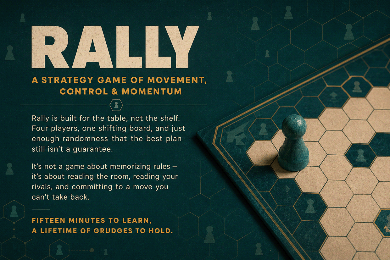 RALLY — Strategy Board Game / Tabletop Image 0