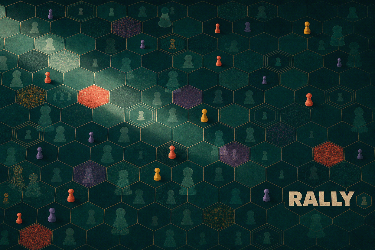 RALLY — Strategy Board Game / Tabletop Image 1