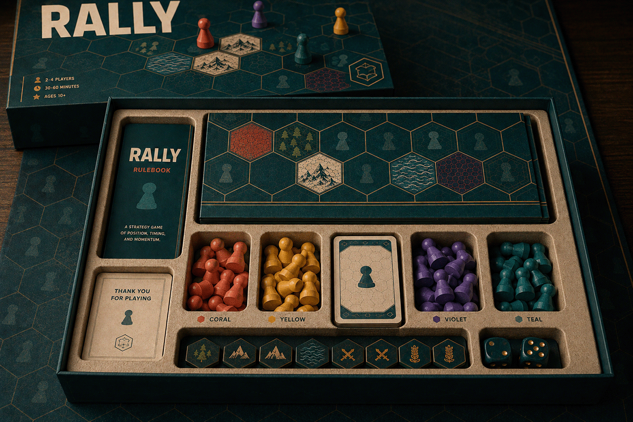 RALLY — Strategy Board Game / Tabletop Image 10