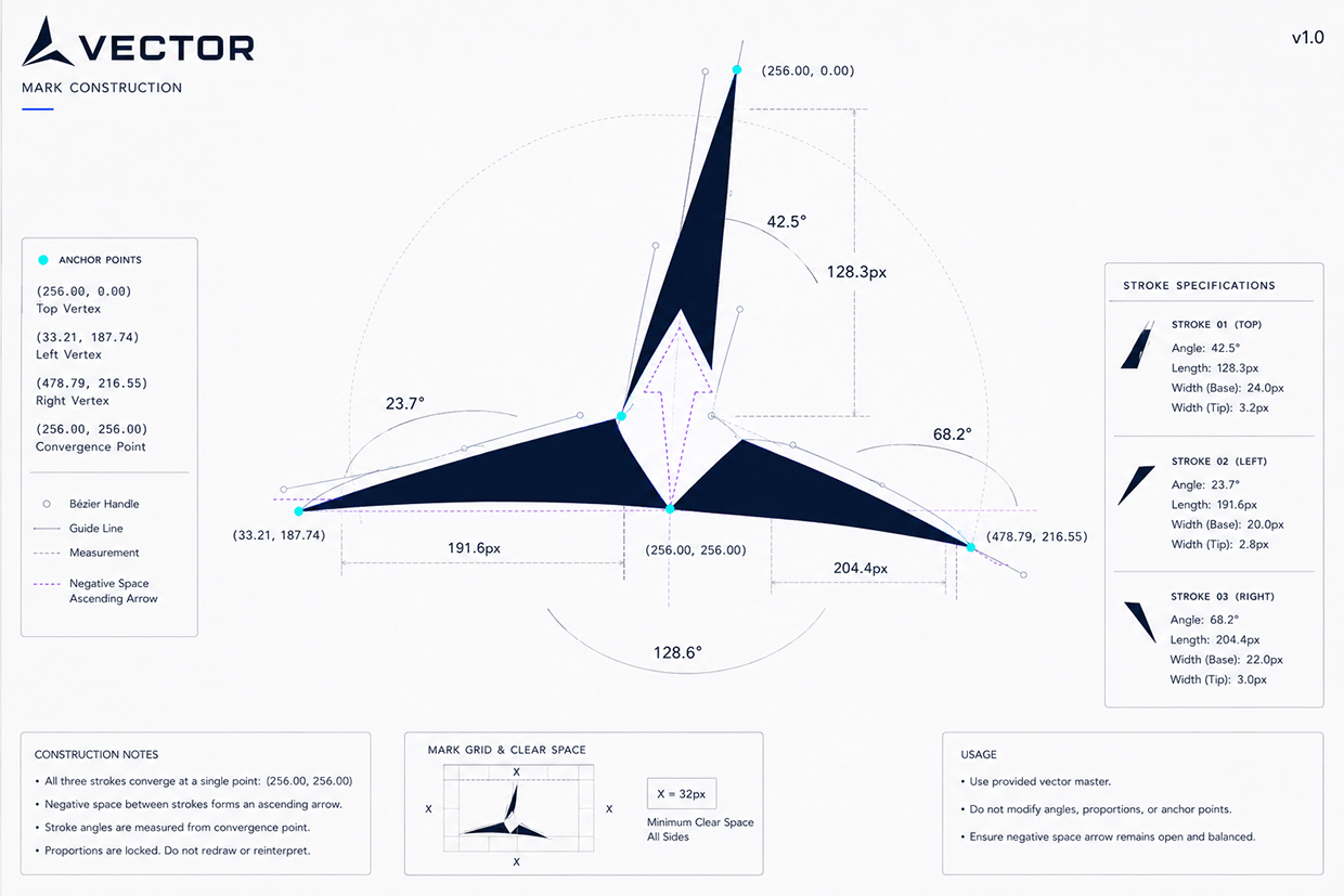VECTOR — Electric Vertical Aviation Brand Identity Image 1