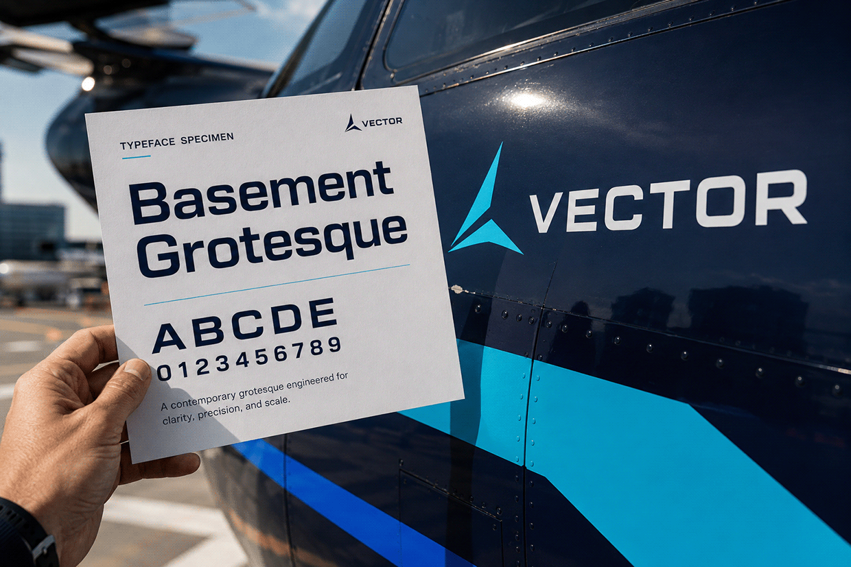 VECTOR — Electric Vertical Aviation Brand Identity Image 3