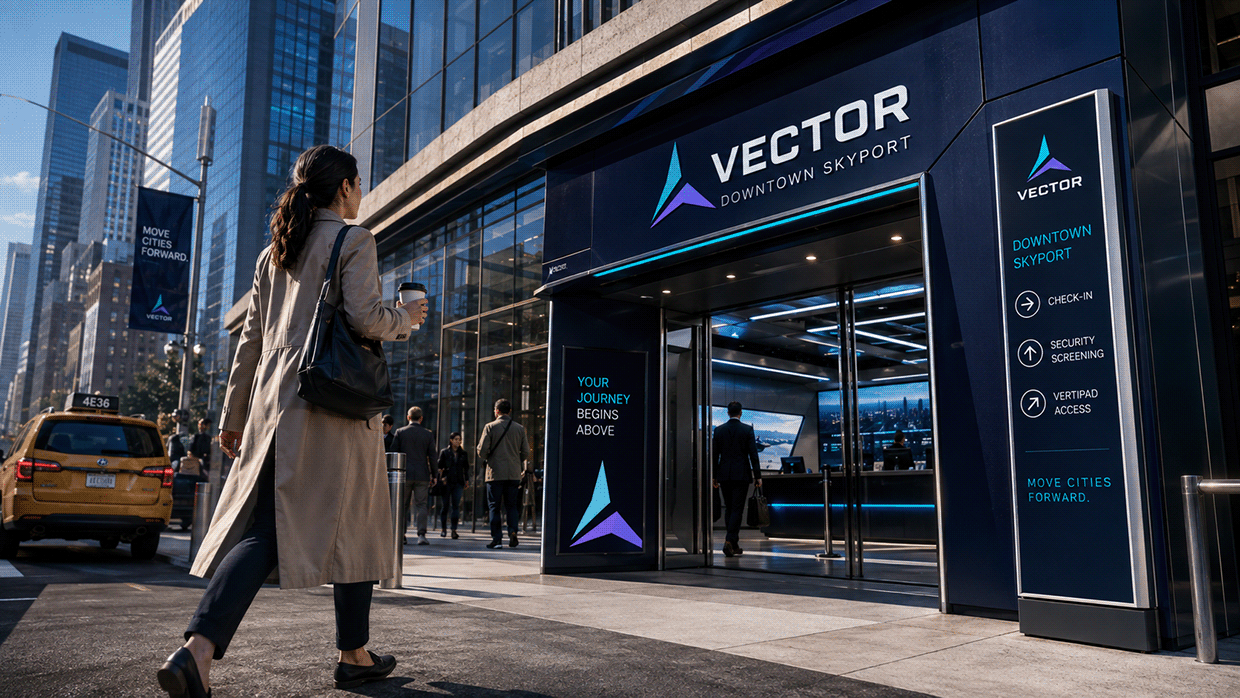 VECTOR — Electric Vertical Aviation Brand Identity Image 11