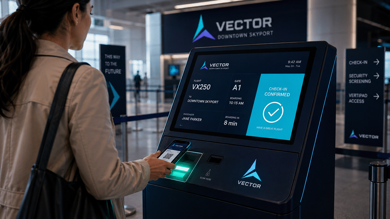 VECTOR — Electric Vertical Aviation Brand Identity Image 12