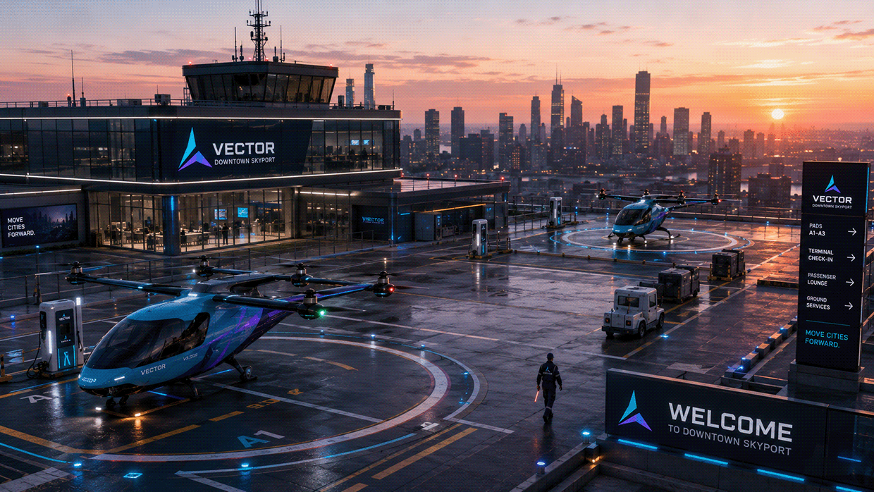 VECTOR — Electric Vertical Aviation Brand Identity Image 17