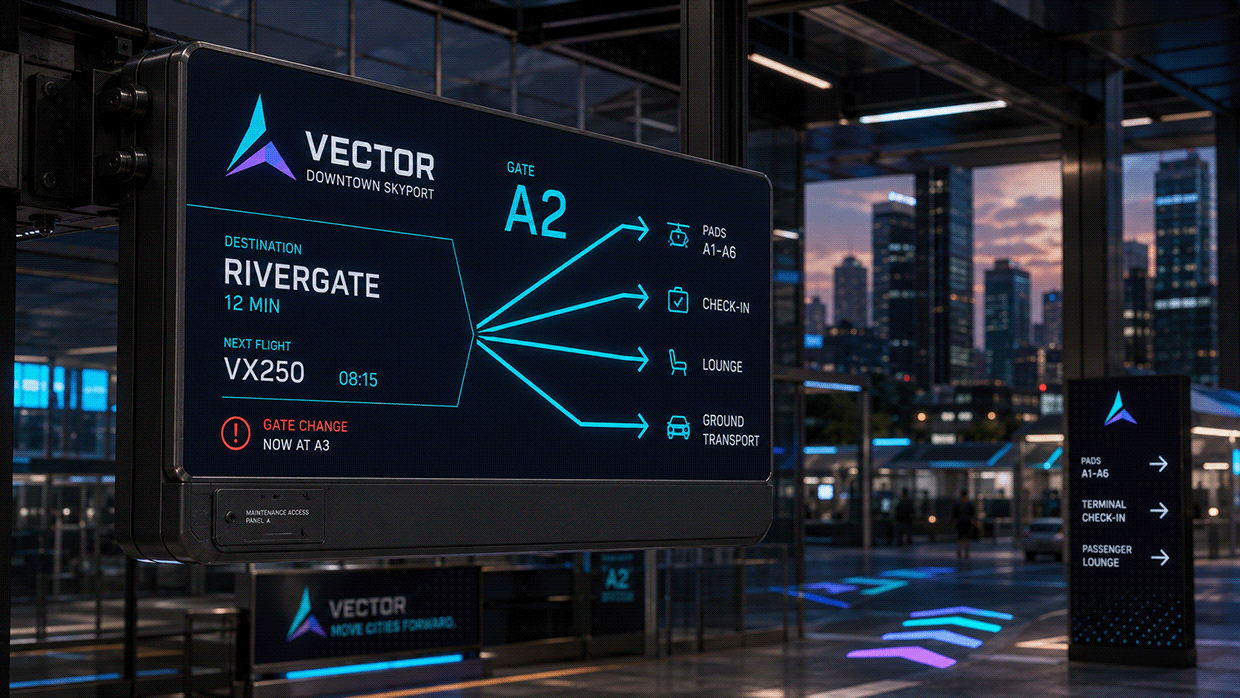 VECTOR — Electric Vertical Aviation Brand Identity Image 18