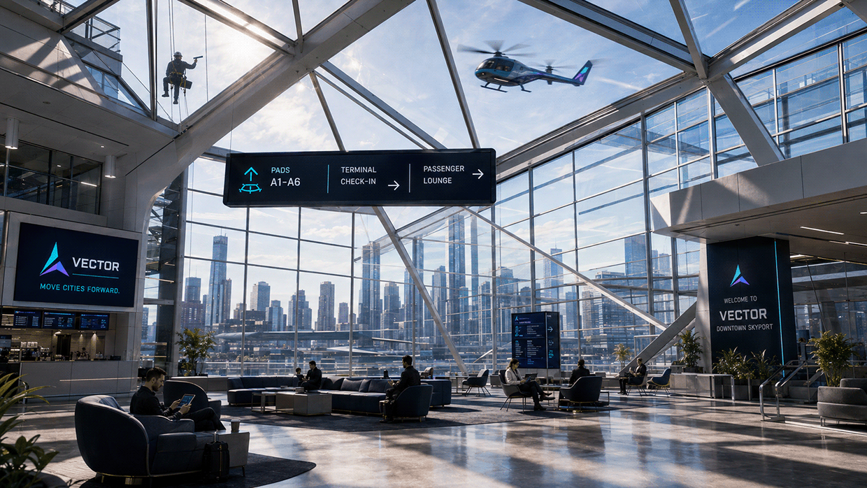VECTOR — Electric Vertical Aviation Brand Identity Image 20