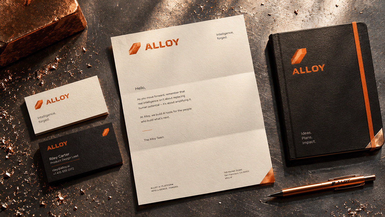 Alloy — AI Platform Brand & Product Identity Image 7