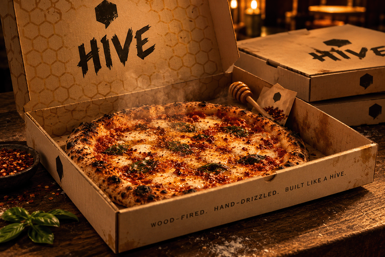 HIVE - Pizza Brand Design Image 14